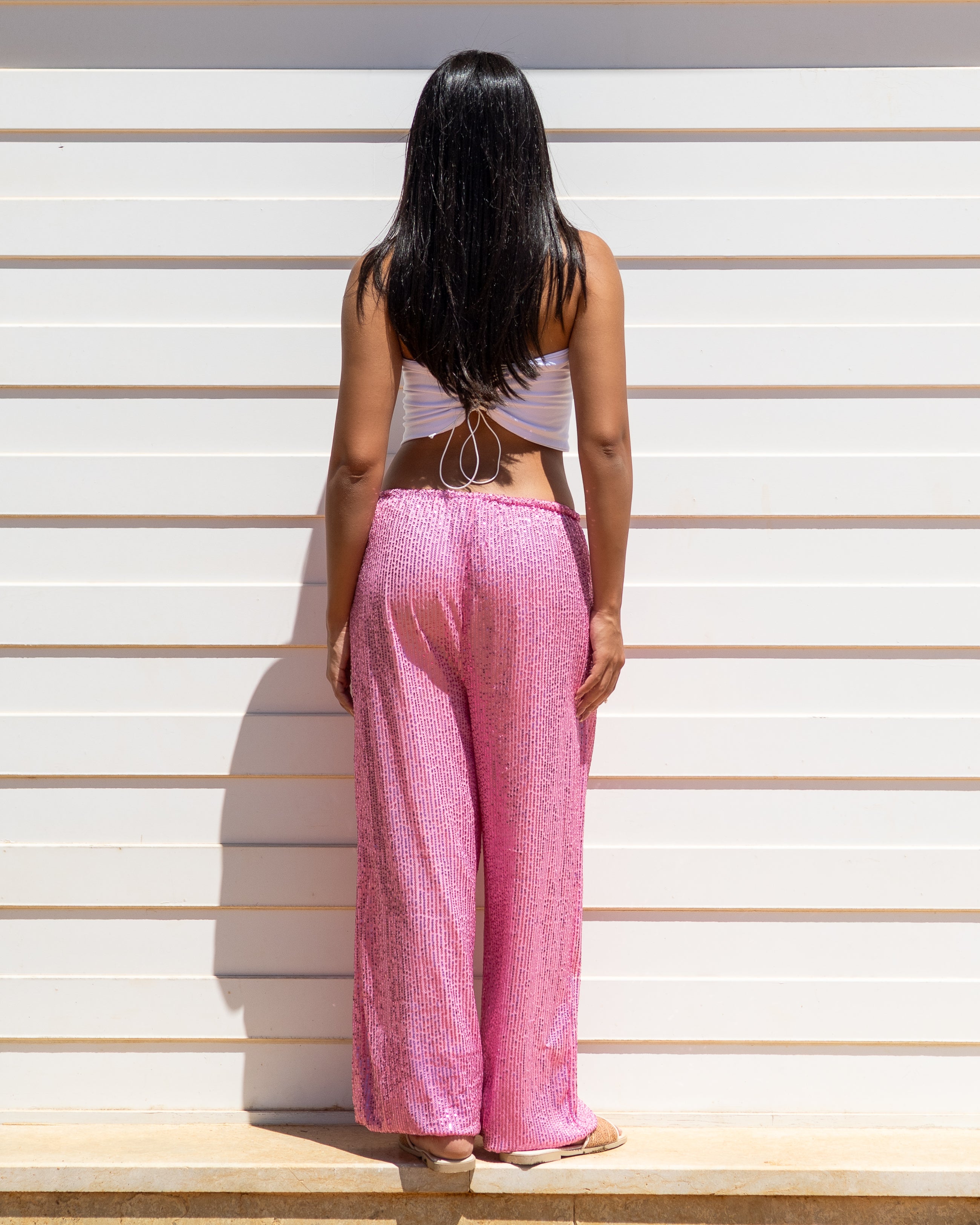 Pinkish Shimmer Pants