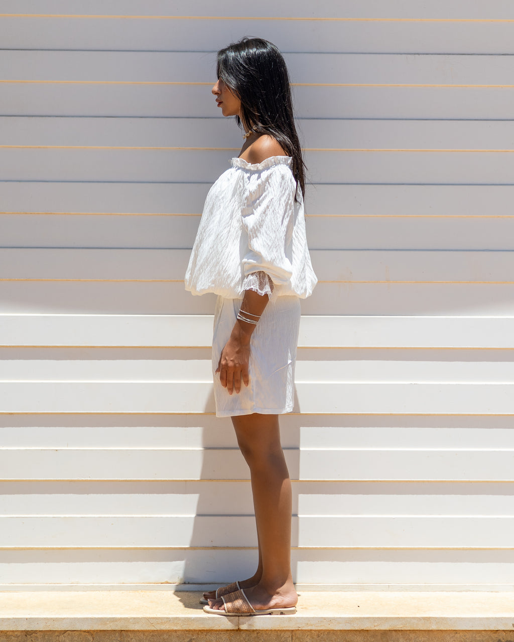 Off-the-Shoulder Short Set