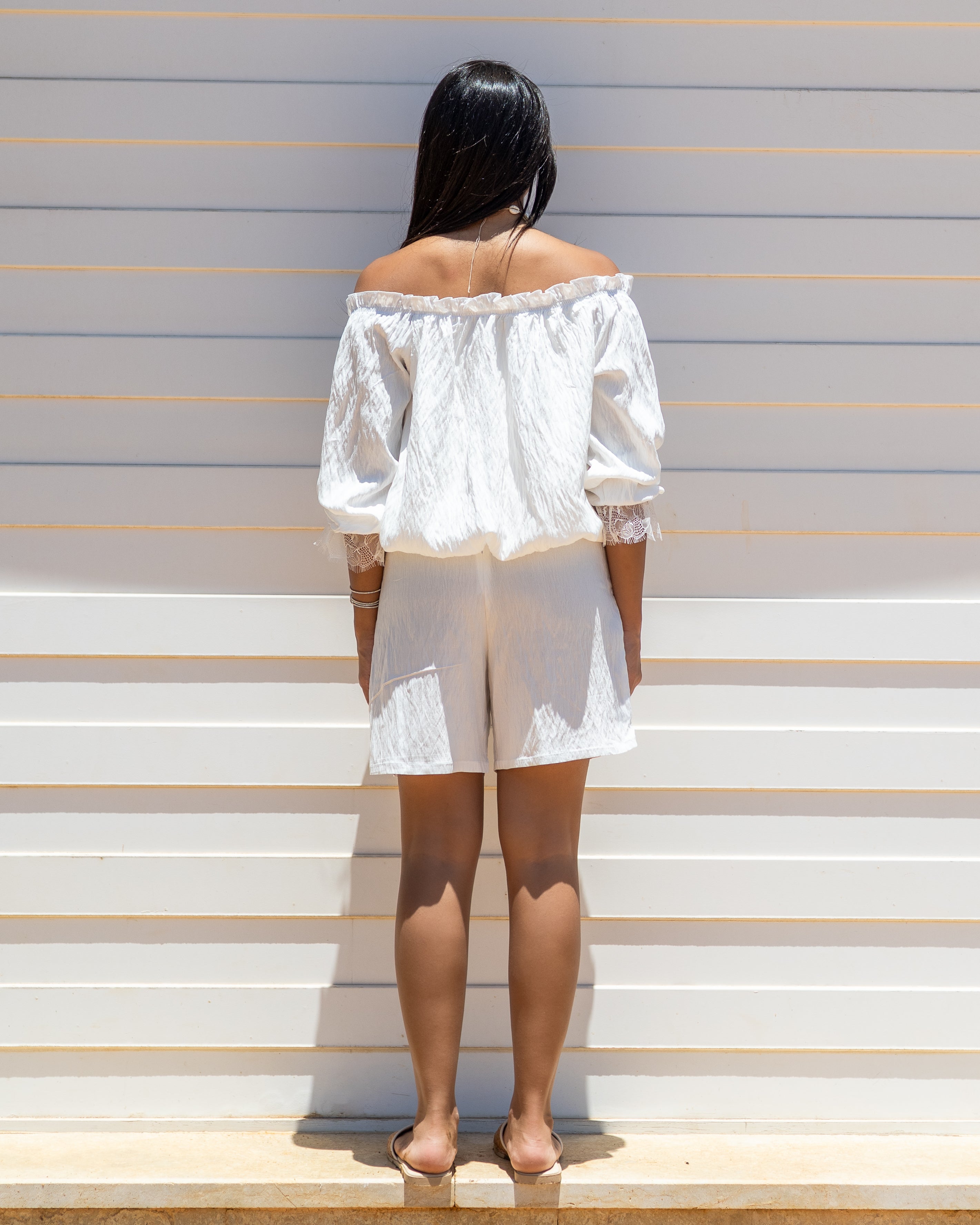 Off-the-Shoulder Short Set