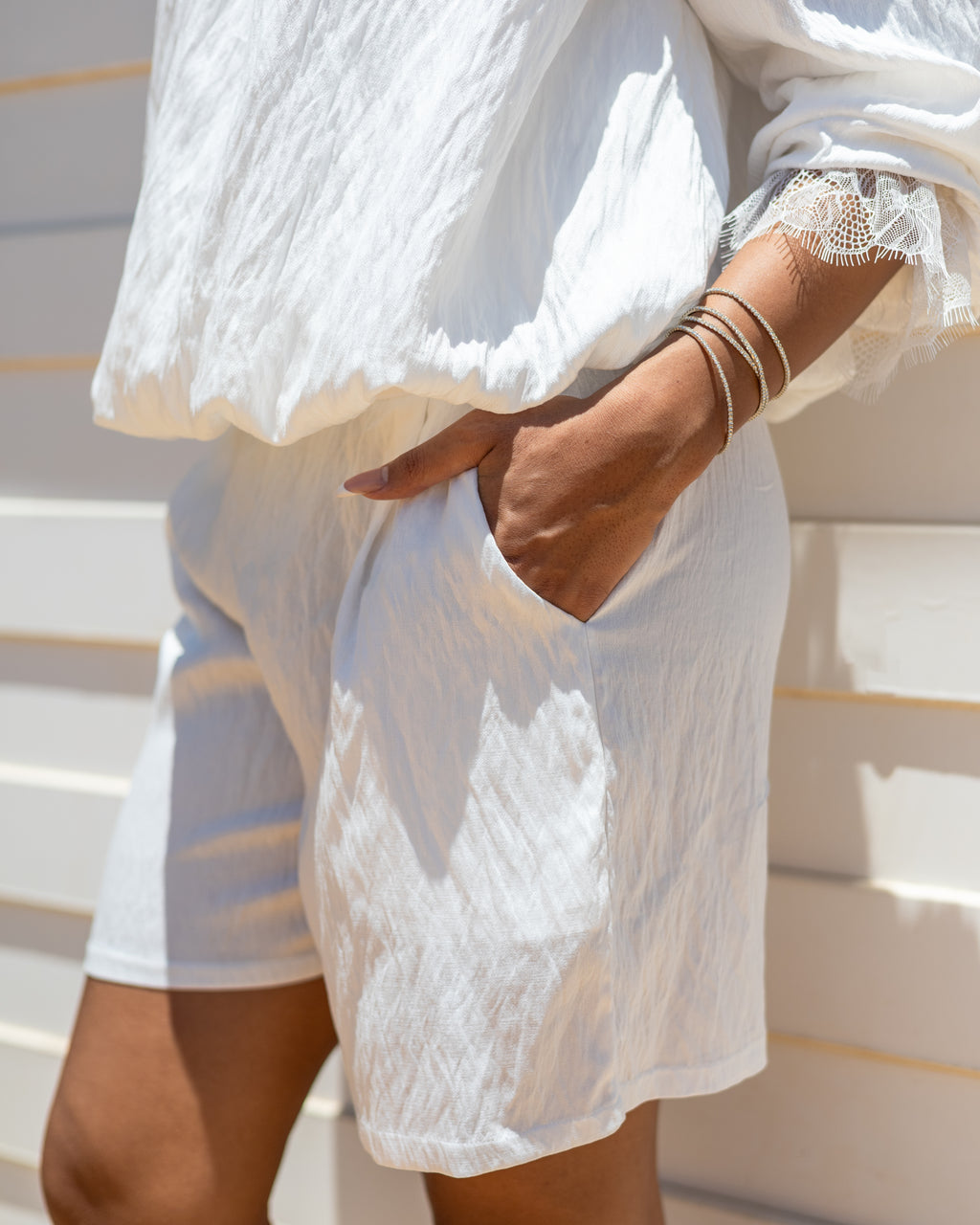 Off-the-Shoulder Short Set